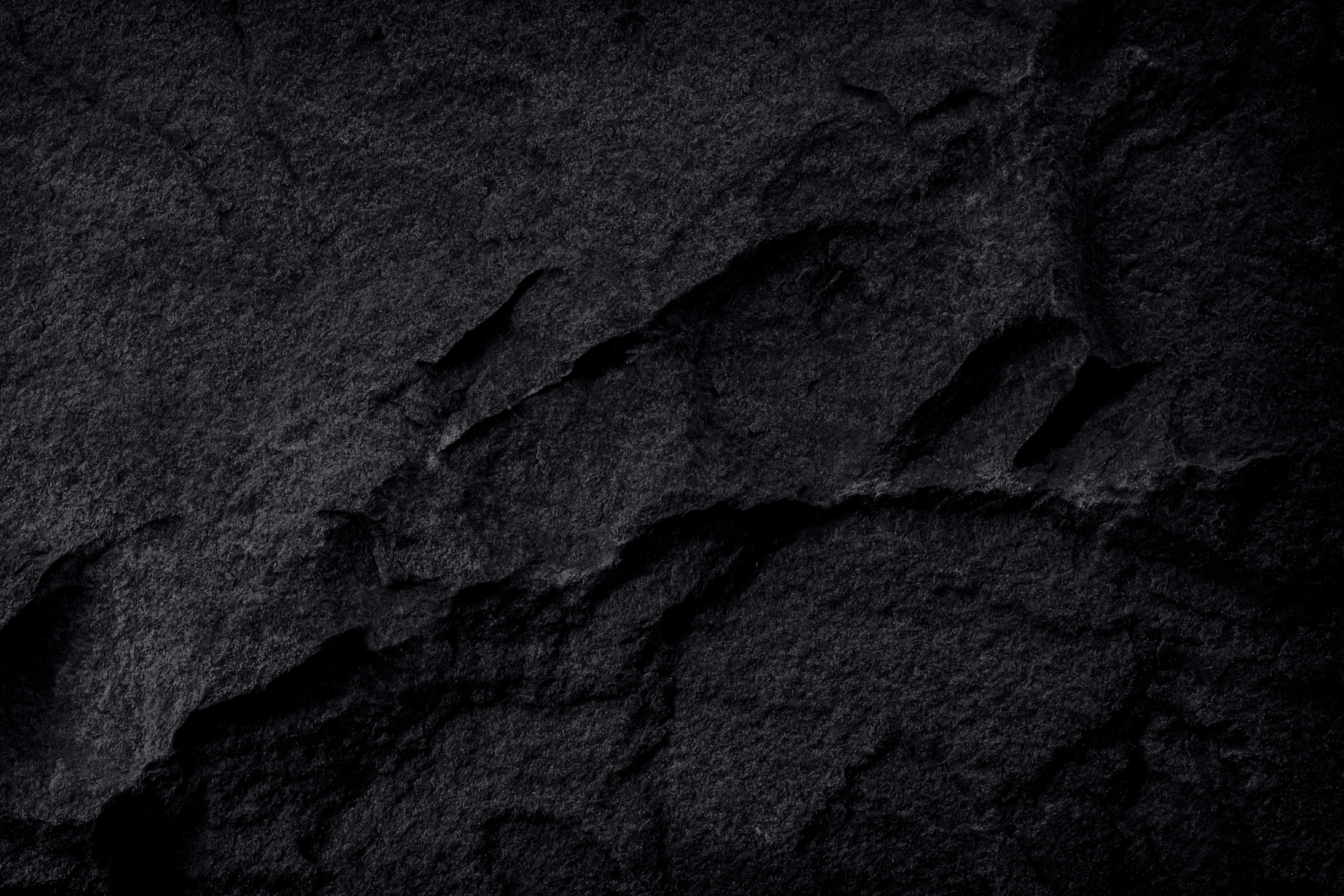 black stone natural background, dark grey slate